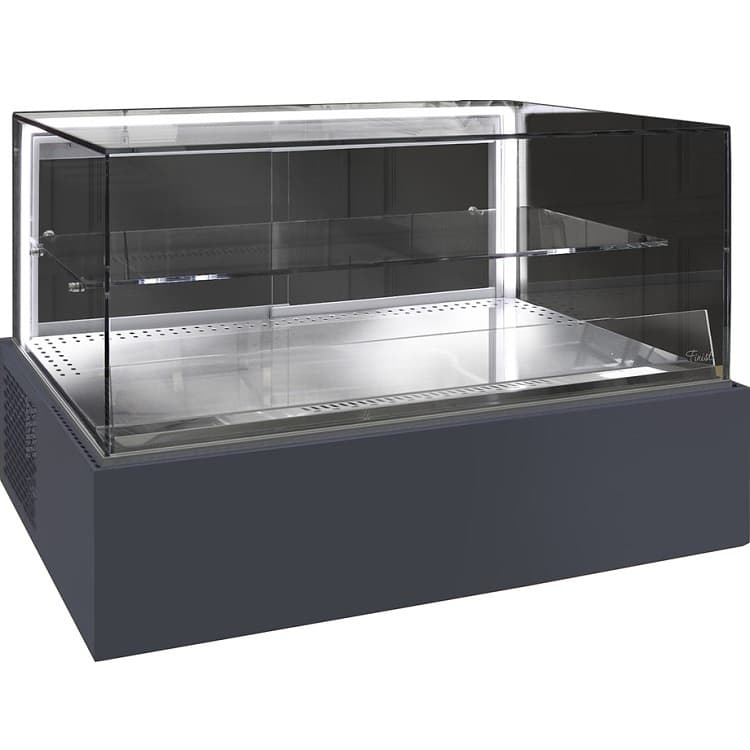 Витрина кондитерская Finist JAKSON CUBE JNC-4 графитовый серый муар (3000К)
