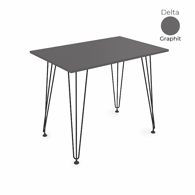 Стол обеденный прямоугольный Алсав 21Delta.007 Graphit