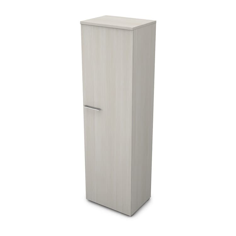 Шкаф для одежды АЛСАВ Gloss line 9НШ.014.1 Ivory/металл глянец