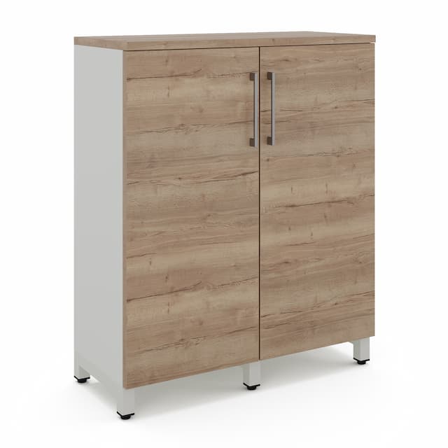 Шкаф распашной Kobor HR/3-90/60/M white/natural