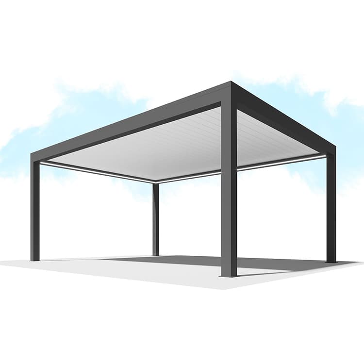 Пергола Сити-Форм Pergola В500-25П Bioclimatic с поворотными ламелями ЛАМЕЛЬ 250 X 53 (5,5х4,0) 1 модуль