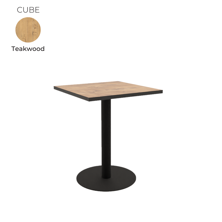 Стол обеденный квадратный Алсав 21CUBE.007 Teakwood