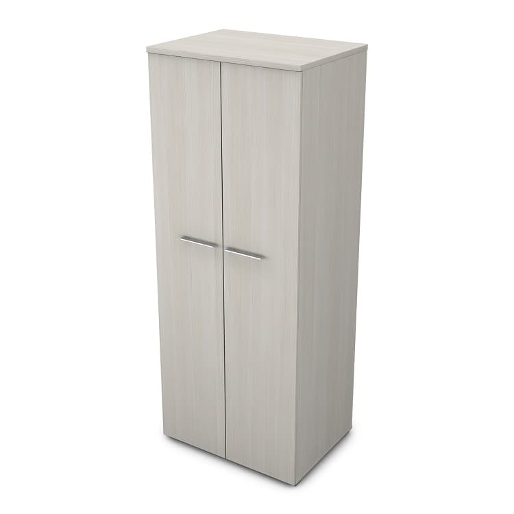 Шкаф для одежды АЛСАВ Gloss line 9НШ.011.1 Ivory/металл глянец