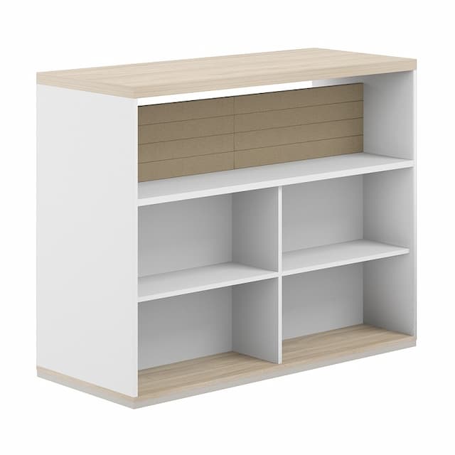 Стеллаж-комбо 1638 двухсторонний Norden Allegro AG.256.201.656.BG с топом и экраном тканевым низким