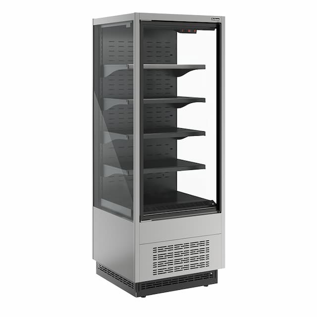 Витрина холодильная Carboma FC20-07 VV 0,6-1 (9006-9005) Cube 2 STANDARD фронт X1