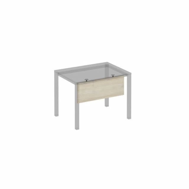 Экран стола защитный (ДСП) для стола 100 на сером каркасе Юнитекс Комфорт КФ К.С 810 ДШ дуб шамони