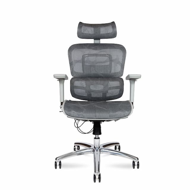 Кресло офисное Norden Kron aluminium grey YS-8309H(M+M)G