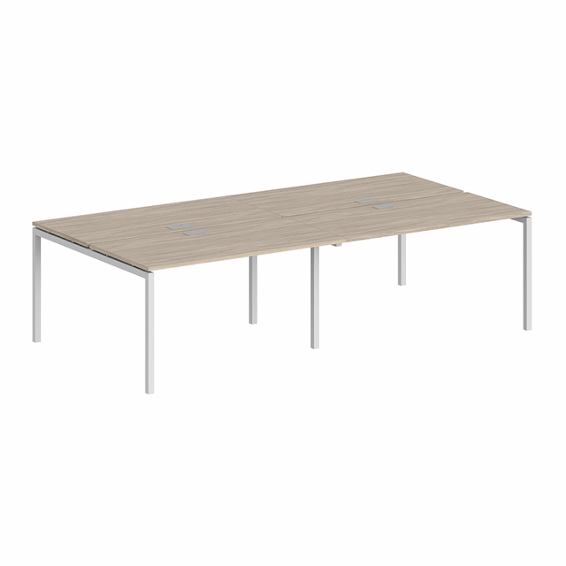 Рабочая станция 1238х2400х750 Norden Сигма SG.251.OL.44.WH