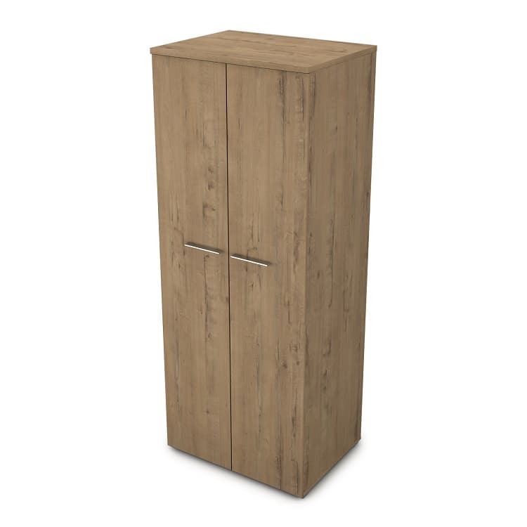 Шкаф для одежды АЛСАВ Gloss line 9НШ.011.1 teakwood/металл глянец