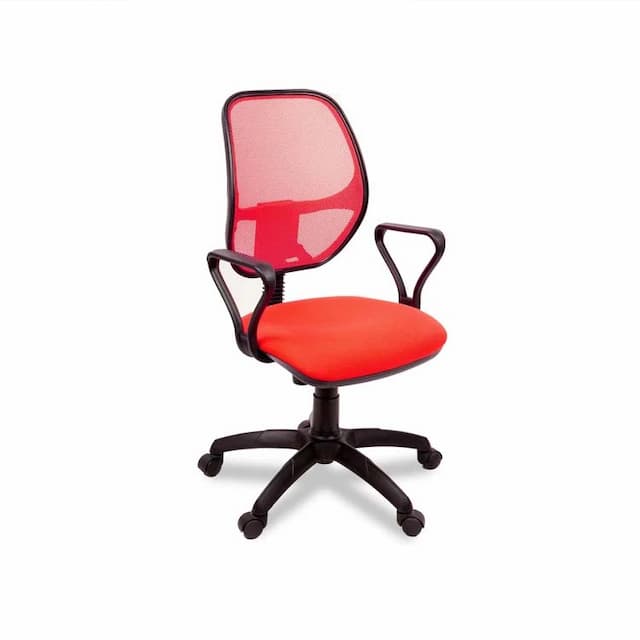 Кресло компьютерное Мирэй Марс new gtpp (Самба) ПК (красный), ткань цветная серия В