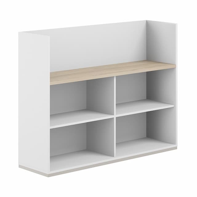 Стеллаж-комбо 1238 односторонний Norden Allegro AG.251.200.671.WH с экраном ЛДСП