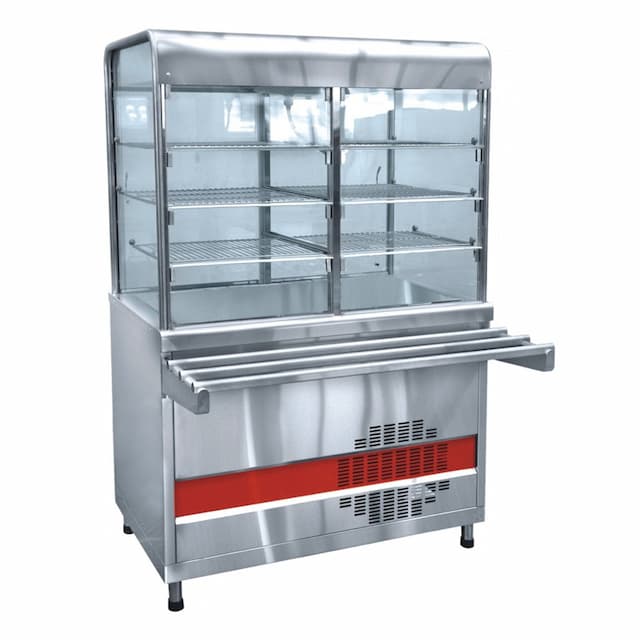 Прилавок-витрина для холодных закусок ПВВ(Н)-70КМ-С-НШ