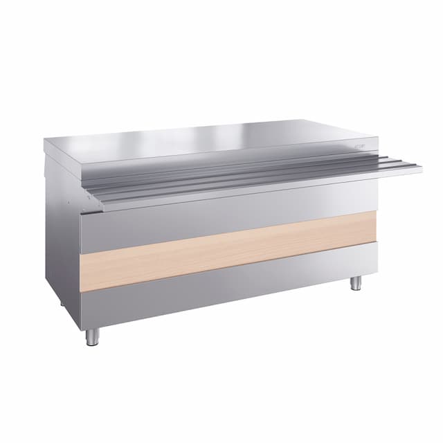 Прилавок для горячих напитков ATESY Ривьера ПГН-1500-02-О-ПР без полок